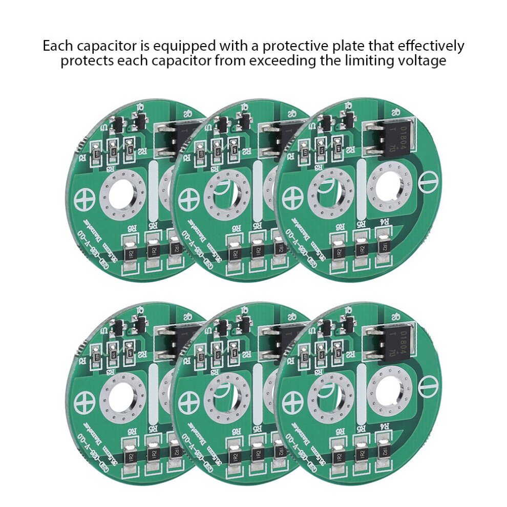6Pcs 2.5V Farad Capacitor Protection Module 7340572933751