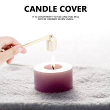 Stainless Steel Candle Snuffer Wick Trimmer Cover Hand Tool Sleek Tube Design