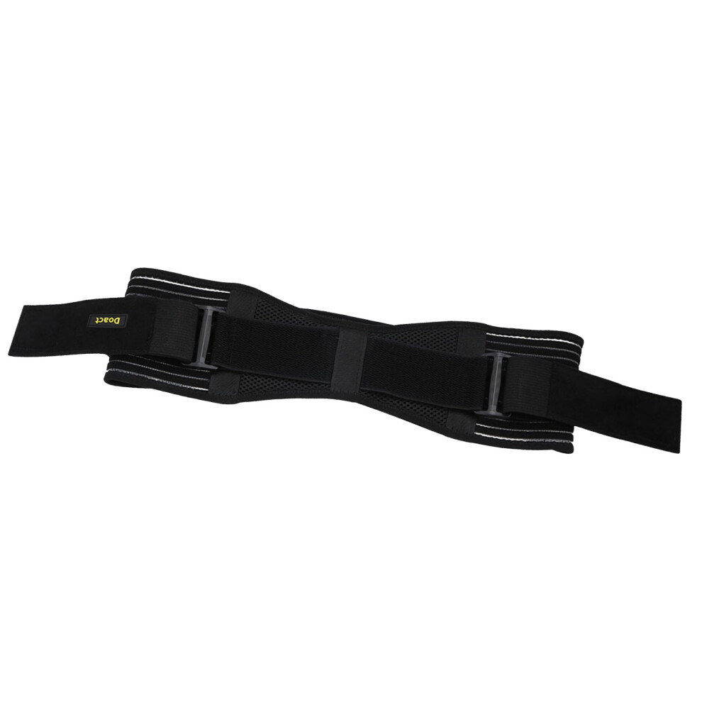 Adjustable Sacroiliac Hip Belt for Sciatica & Lower Back Pain, Black, S/M