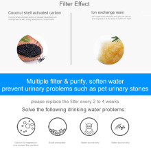8 Pack Cat Water Fountain Filters – 5in, Dual-Action Purification