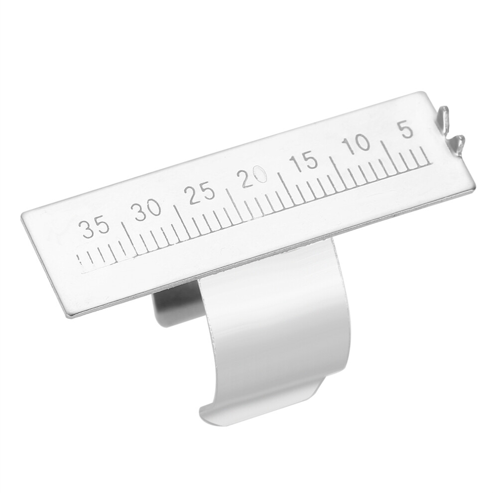 Stainless Steel Endodontic Ruler, 35mm Accurate Dental Gauge