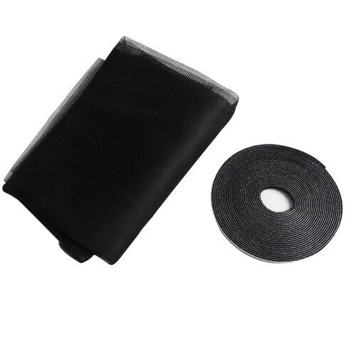 4x5 FT Window Mesh Screen Roll for Windows, Doors & Patios - Black/White 2