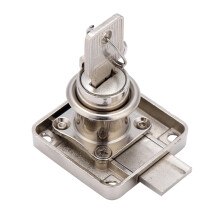 Durable Zinc Alloy Reusable Drawer Lock for Household & Office (138-22)