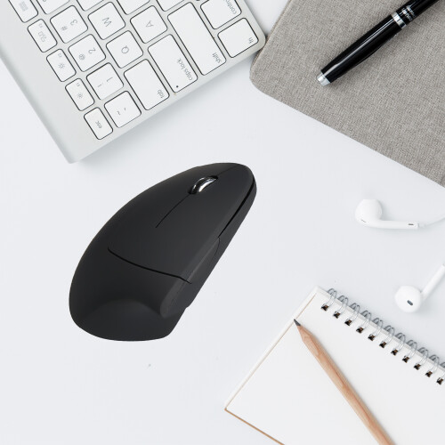 2.4G Wireless Left Hand Vertical Mouse USB Optical Ergonomic Mouse with 5 Keys