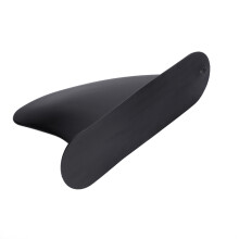 Robustes schwarzes PVC-Stegverfolgungsfinne für Kajaks, Kanus, Surfboards und Ruderboote