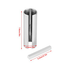 7/8" to 1" Steel Gas Engine Pulley Crank Shaft Adapter with Step Key