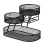 Space Saving 3 Tiers Metal Snacks Basket Storage Rack For-E 1