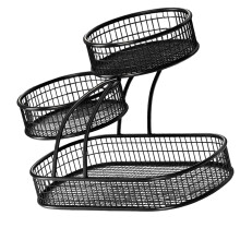 Functional Stackable Iron Produce Holders Storage Rack For-F