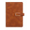 Professional 32K Size Notebook PU Leather Cover Magnetic-brown 1