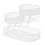 Sturdy Iron Snacks Tray Holders Storage Rack For Dining Table-G 1