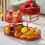 Contemporary Metal Wire Fruit Container Storage Rack Ideal-D 7