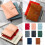 Refined 32K Notebook Magnetic Closure PU Leather Cover-Red 3
