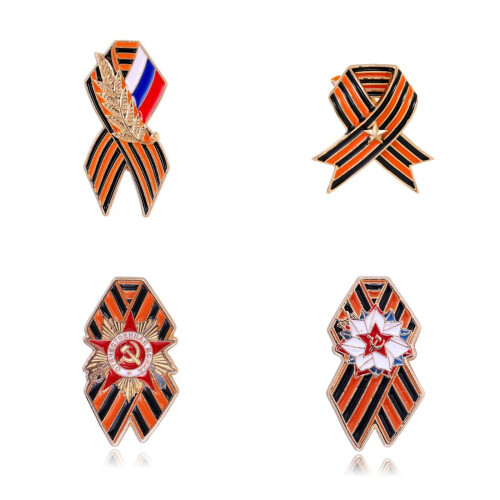 Eye Catching Red White Blue Russia Lapel Pin-Multicolor 91 1