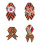 12xClassical Russian National Symbol Brooch Smooth Design-80 2