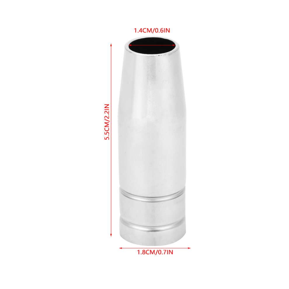 10Pcs 15Ak Torch Gun Mig Nozzles Durable Welding Consumable Accessories 8281392572708