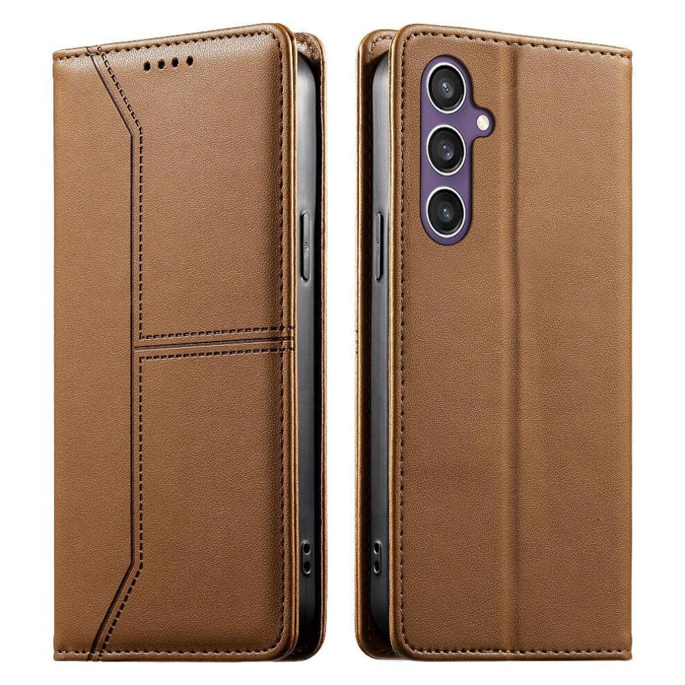 () Flip Case For Samsung Galaxy S25 Slim Folio Cover Strong Magnetic Kickstand Shockproof All-In-One Phone Wallet Case 764563243334