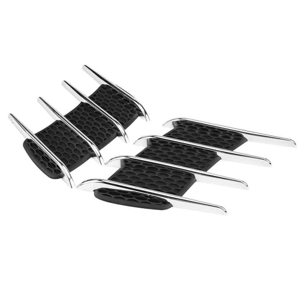 Automotive Hood Vents Side Air Intake Shark Gills Stylish Exterior Trim 10Cm 9321392572991
