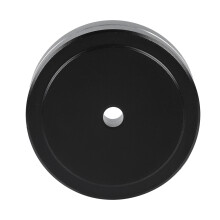 4 Stk. Verstärkerfüße Aluminium 40mm Schwarz