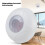 Top Mounted Wired Ceiling PIR Sensor 8M Detection, 360, White 6