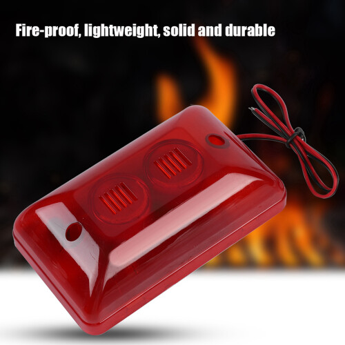 Sirene Alarm 12V 15W rot 2