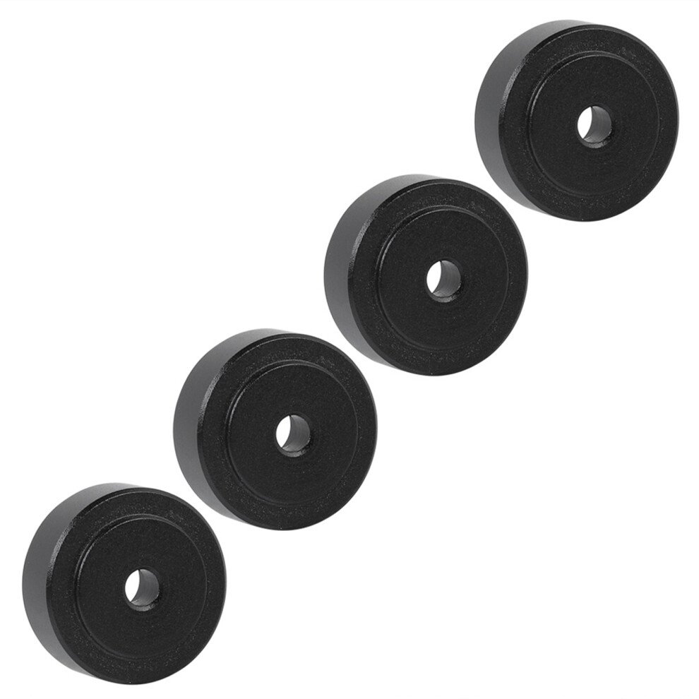 4Pcs Aluminum Amplifier Feet 20*8Mm Shock Absorbers Black 3461392790349