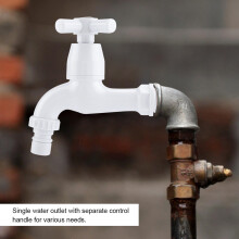 ABS Plastic Sink Water Tap for Laundry with Single Spout & Handle G1/2 Thread