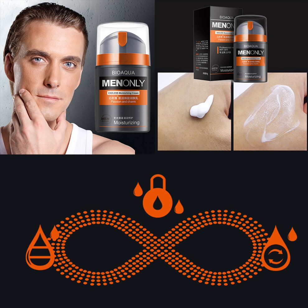 Menâs Deep Hydrating Face Cream 50g, Nourishing, Oil Control skincare