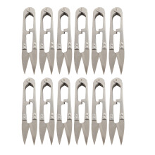 12 Pcs Small Steel Embroidery Thread Scissors 10.8cm