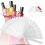 32pcs Nail Tips Practice Palette Clear Acrylic Manicure Display Tools 11