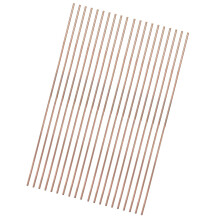 HVAC Copper Welding Rods 20Pcs Round Phosphor Copper for Refrigerator Repair