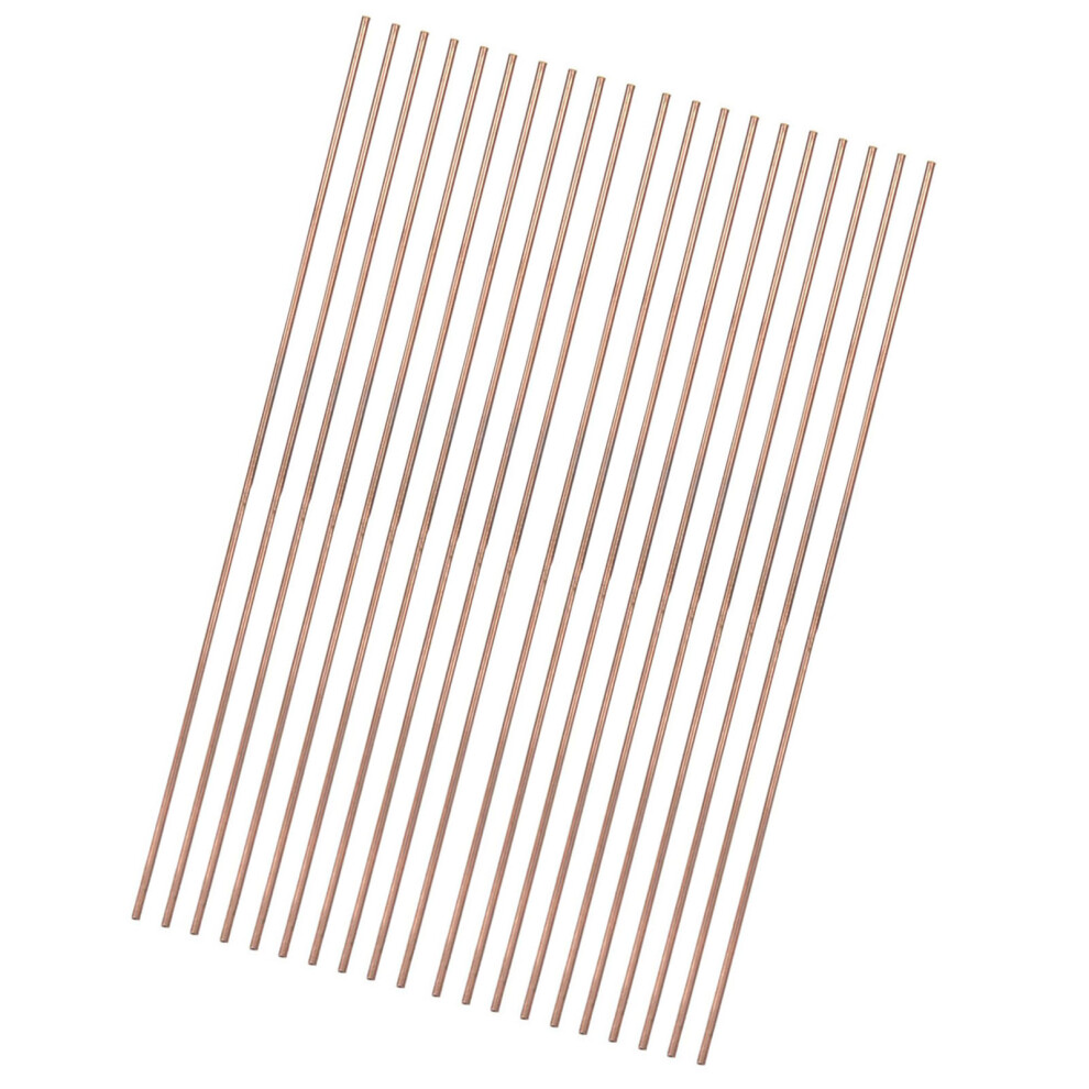 Hvac Copper Welding Rods 20Pcs Round Phosphor Copper For Refrigerator Repair 7661392575755
