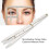 Microblading Caliper Eyebrow Measure Ruler Stainless Steel, Silver 10