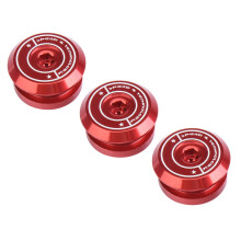 3Pcs Red Aluminum Air Cleaner Bolt Covers for Yamaha Xmax300 2017-2018