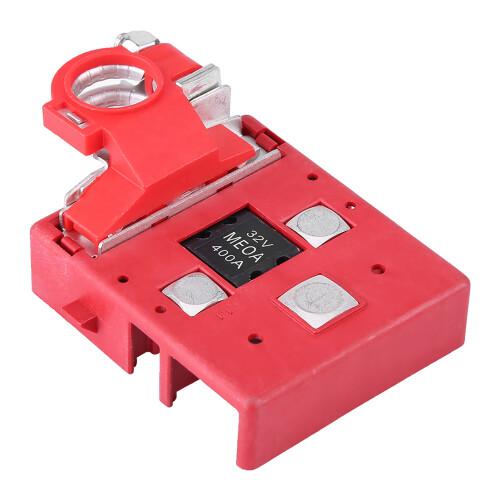 Car Caravan 32V 400A Quick Release Fused Battery Terminals, Red/Black 2