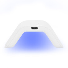 Mini 2W UV Nail Lamp White for Gel & Nail Polish Curing Single Finger Use