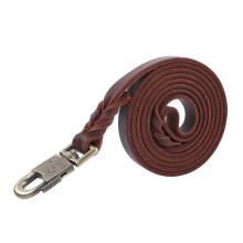 Durable Leather Dog Training Leash Strap for Large Medium Dogs