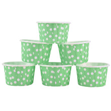 Mini Cake Baking Cups 100PCS Paper Green Liners for Muffins Cupcakes & Home