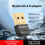 USB Bluetooth6.0 Adapter Bluetooth6.0 Receiver Transmitter USB Dongle for  Keyboard Mouse Headphone Speaker 2