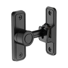 Heavy Duty 90 Degree Barn Door Lock, Right Angle Sliding Gate Latch for Privacy Security &amp; Space Organization