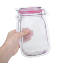 10pcs Multipurpose Transparent Snack Storage Bags, Portable & Moistureproof