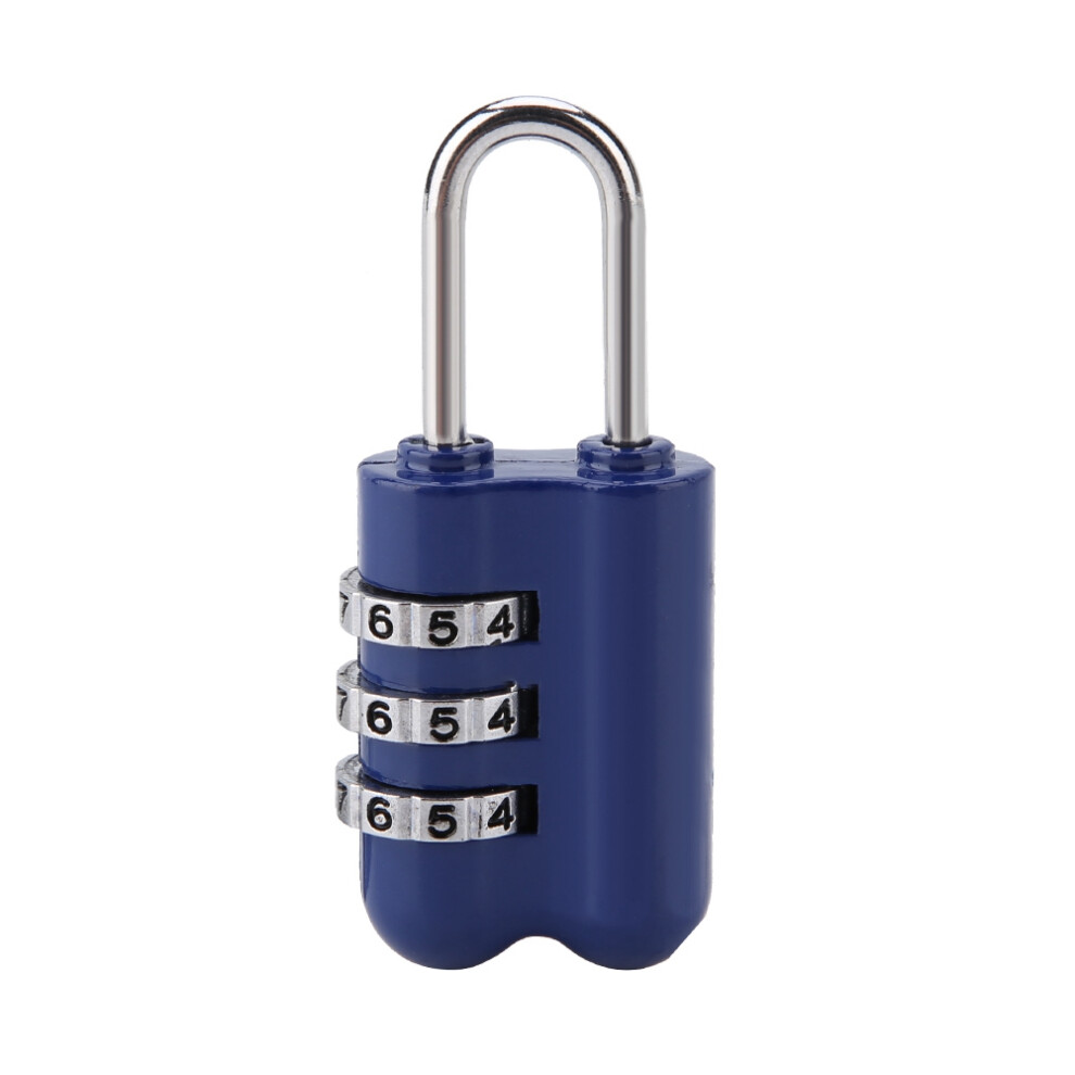 Premium Zinc Alloy 3-Digit Lock For Suitcases Anti Theft Travel Luggage Padlock 3531392584856