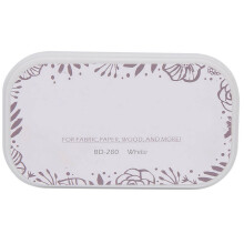 Porcelain White Ink Pad for Rubber Stamp DIY 9.5x5.52cm
