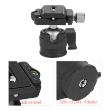 VELEDGE Aluminum Alloy 360 Swivel Mini Ball Head 5kg Capacity for DSLR Camera | Black