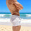 Elastic Waist Drawstring Summer Beach Shorts Breathable-O M 4