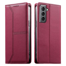 () Flip Case For Samsung Galaxy S21 Plus Slim Folio Cover All-in-one Phone Wallet Case Kickstand Strong Magnetic Shockproof