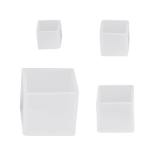 4 Pcs Silicone Resin Molds for Jewelry DIY Crafts Sizes 5.5x5.5cm