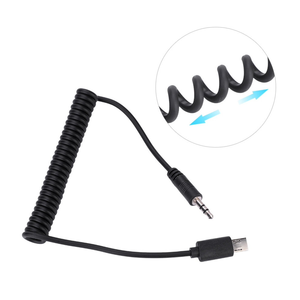Rm-Vpr1 3.5Mm/2.5Mm S2 Shutter Release Cable For Sony A7ii A9 A99ii A6500 0.5M Black 7681392804433