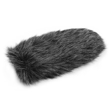 Furry Windscreen for VideoMic GO/TAKSTAR SGC-598, Dark Gray