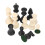 Standard Tournament Chessmen Plastic Set 4