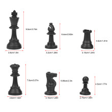 Standard Tournament Chessmen Plastic Set
